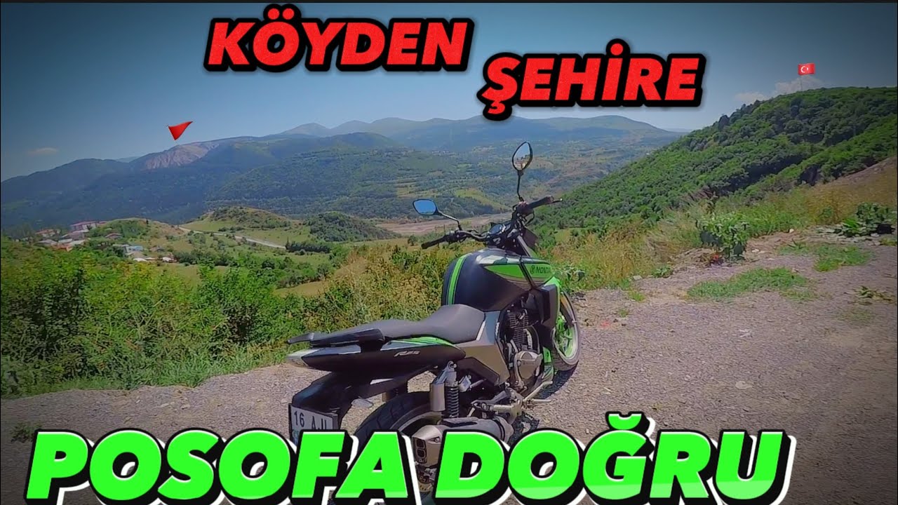 KD 125 F İLE KÖYDEN ŞEHRE / VİRAJLI YOLLAR!