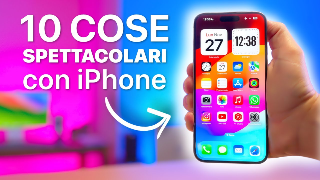 10 COSE SPETTACOLARI che il TUO iPhone PUÒ FARE