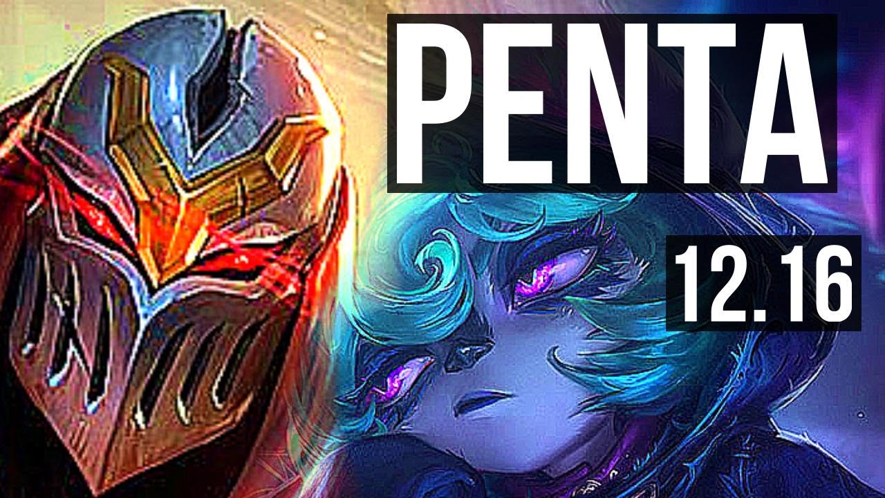 ZED vs VEX (MID) | Penta, Legendary, 17/5/12, 300+ games | EUW Master | 12.16
