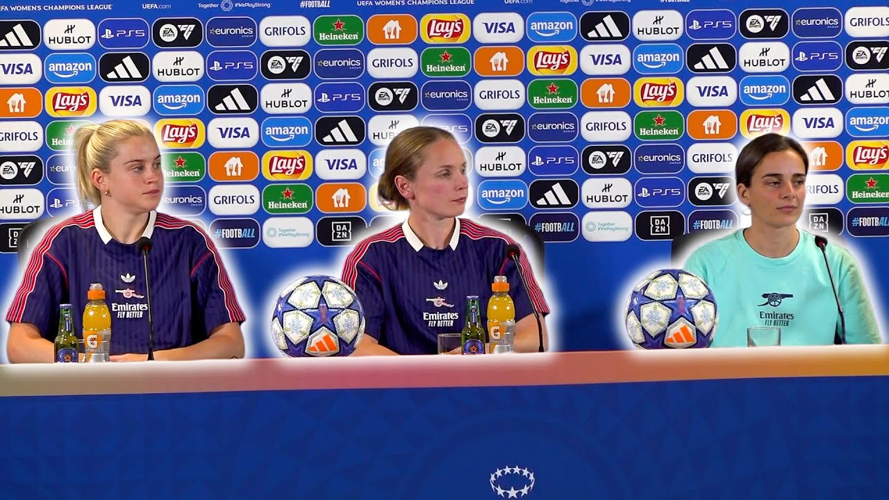 Renee Slegers, Kim Little, Alessia Russo | Arsenal v Barcelona | Women's Champions League Final