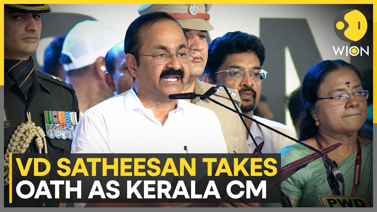 VD Satheesan Oath Ceremony:  Congress Leader VD Satheesan Takes Oath As New Kerala CM | WION