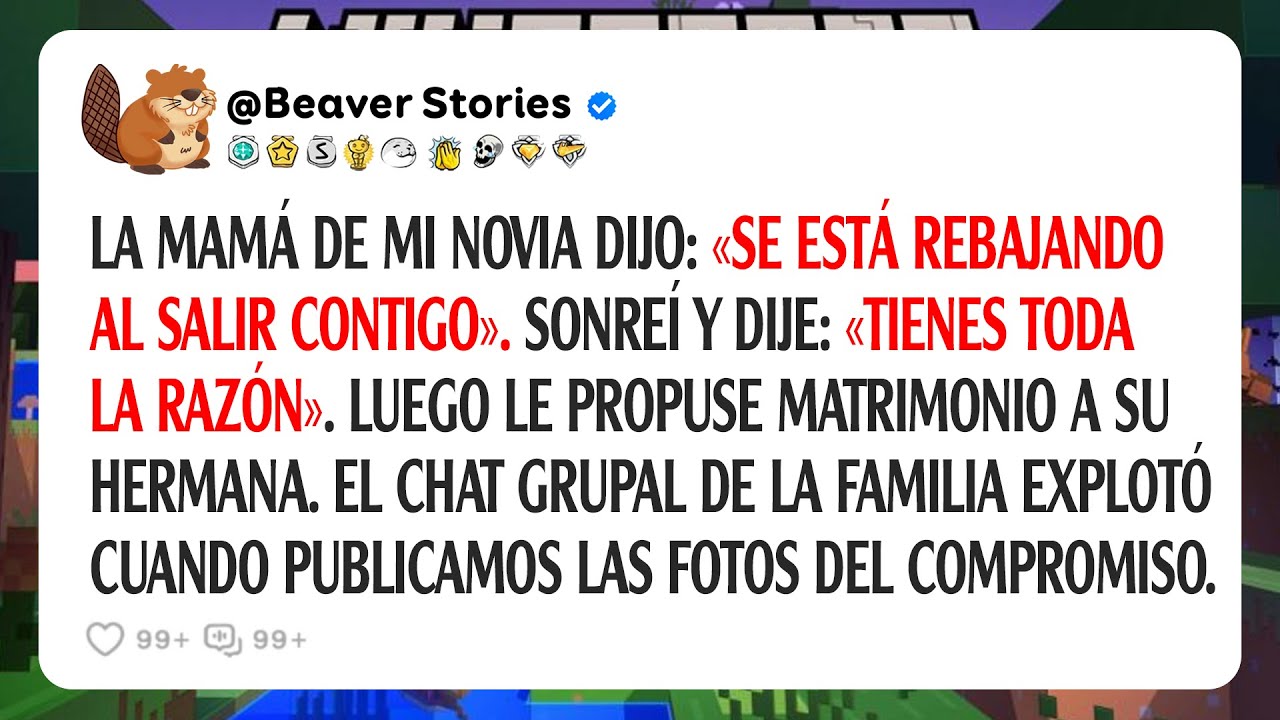 La Mamá De Mi Novia Dijo: «se Está Rebajando Al Salir Contigo». Sonreí Y Dije: «tienes Toda La...