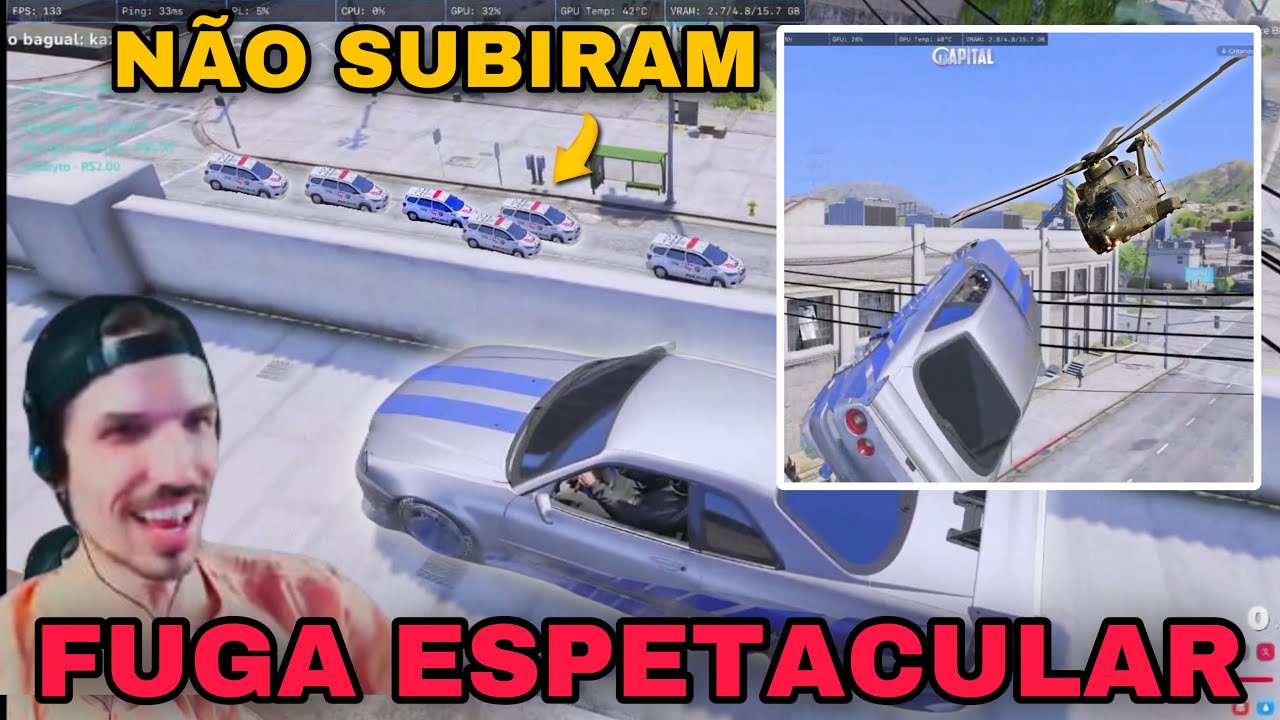 PODEROSO BAGUAL MITOU NESSA FUGA! OS POL&Iacute;CIAIS N&Atilde;O CONSEGUIRAM FAZER OQUE ELE FEZ