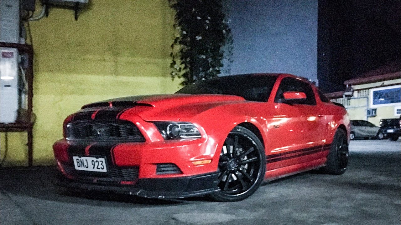 True dual catback exhaust system on a 3.7 V6 Ford Mustang 