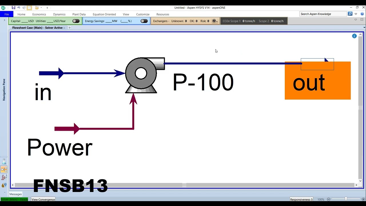 Aspen Hysys 14: Pump Cost Calculation