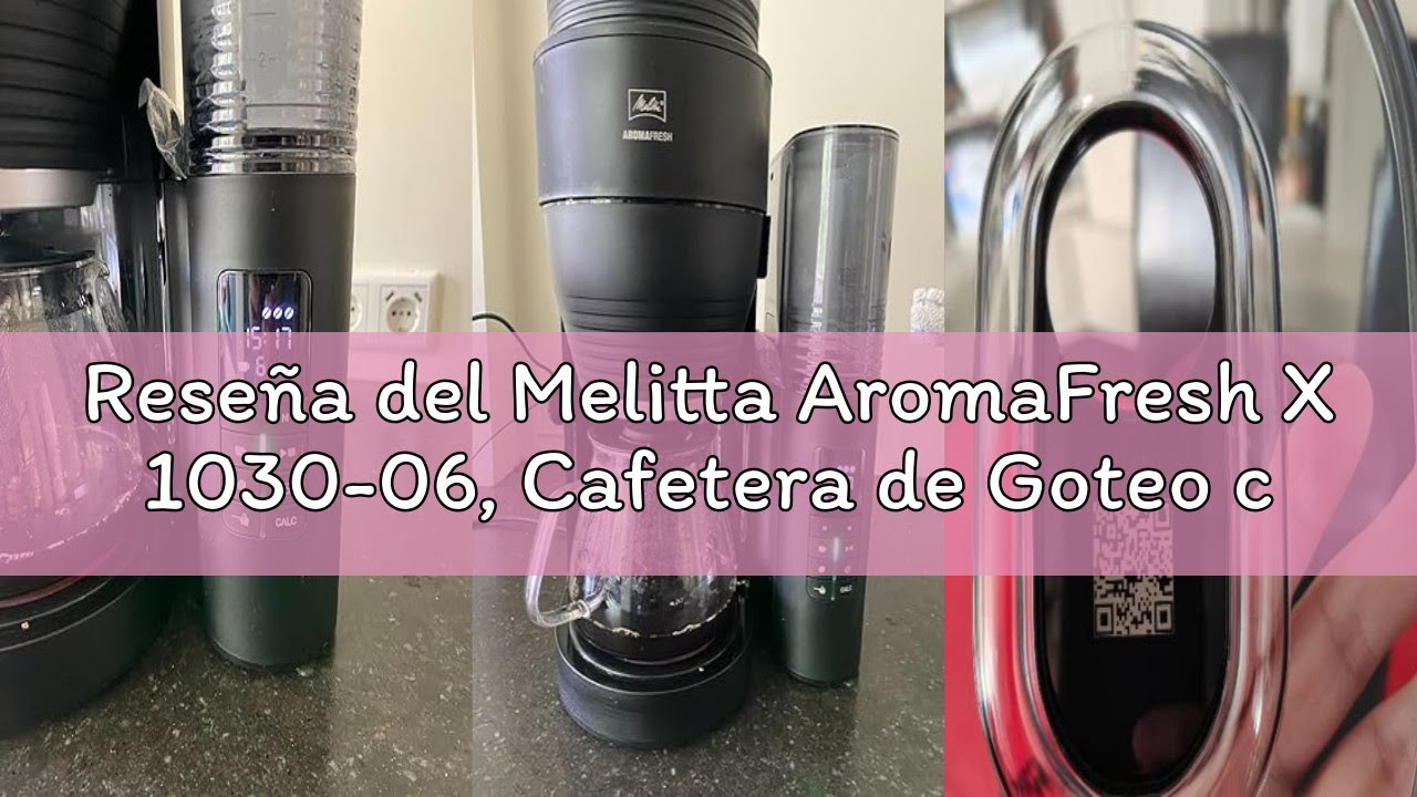 Reseña del Melitta AromaFresh X 1030-06, Cafetera de Goteo con Molinillo Incorporado, 10 Tazas, Temp
