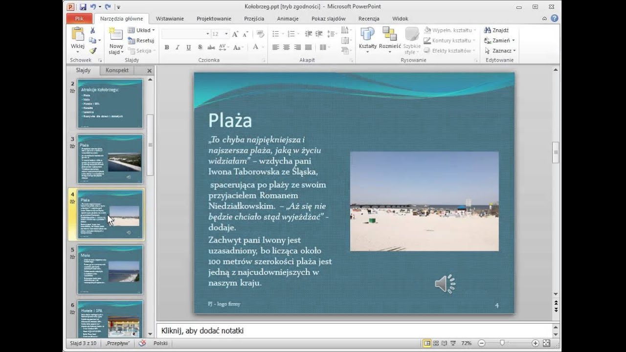 prezentacje multimedialna power point