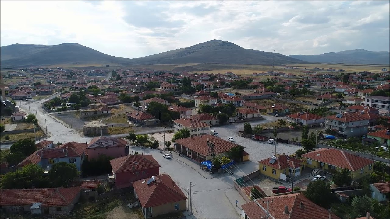 # KaRaCaDaĞ kasabası Havadan çekim 4 Kulu /KONYA