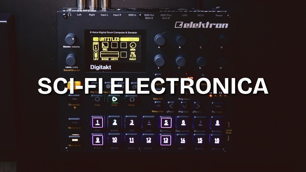 Sci-Fi Electronica Jam with Digitakt