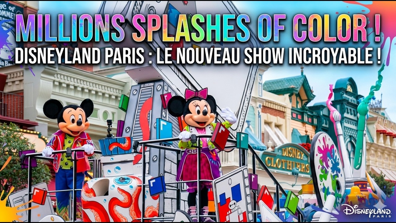 A MILLION SPLASHES OF COLOR DISNEYLAND 2026 