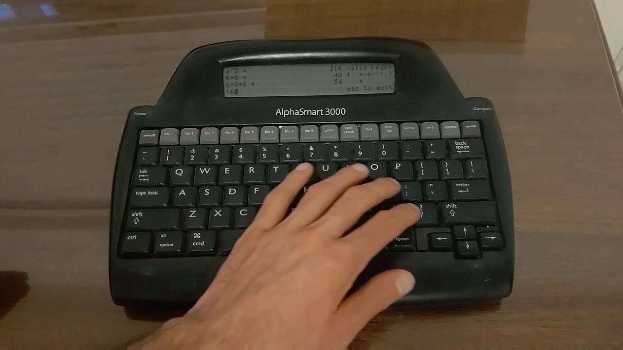 Обзор AlphaSmart 3000