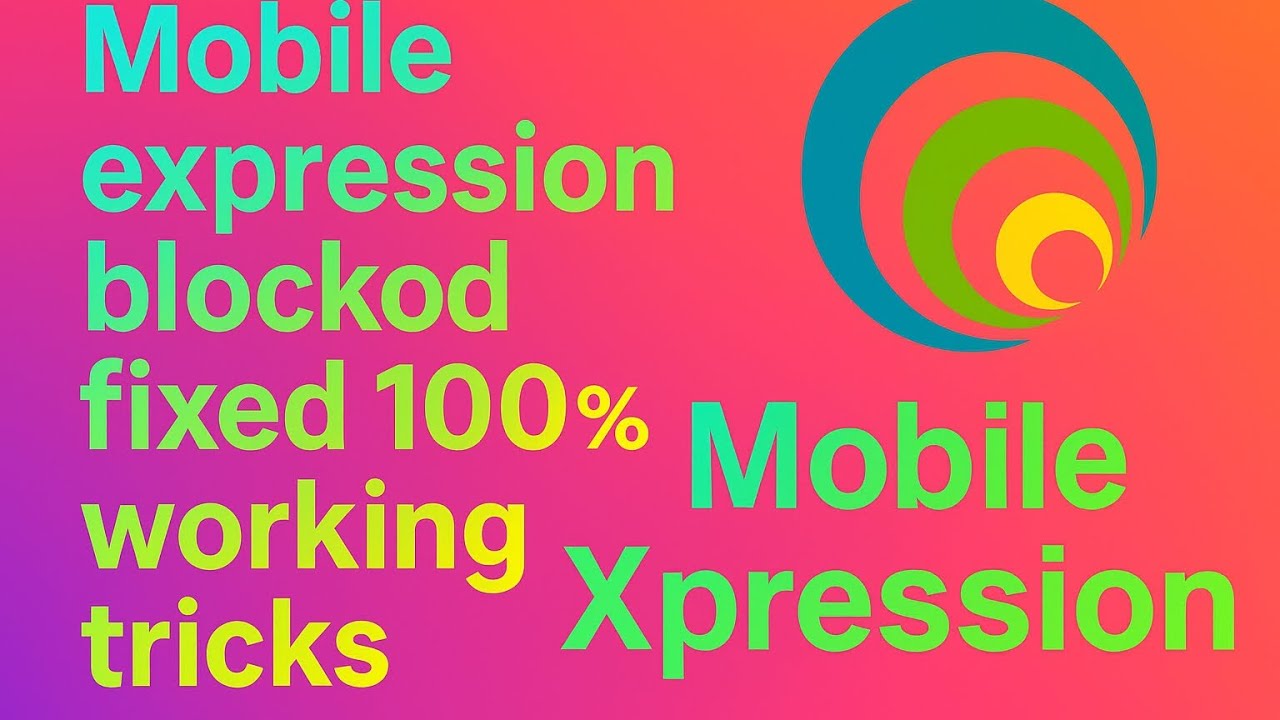 How to block fixed mobile xpression|| Mobile expression me block problem fixed kaise kare|| @earning