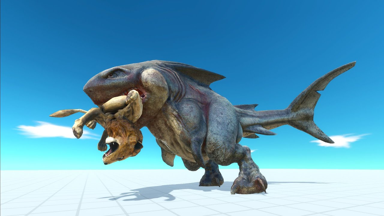 Who can beat megalodon rex animal revolt battle simulator