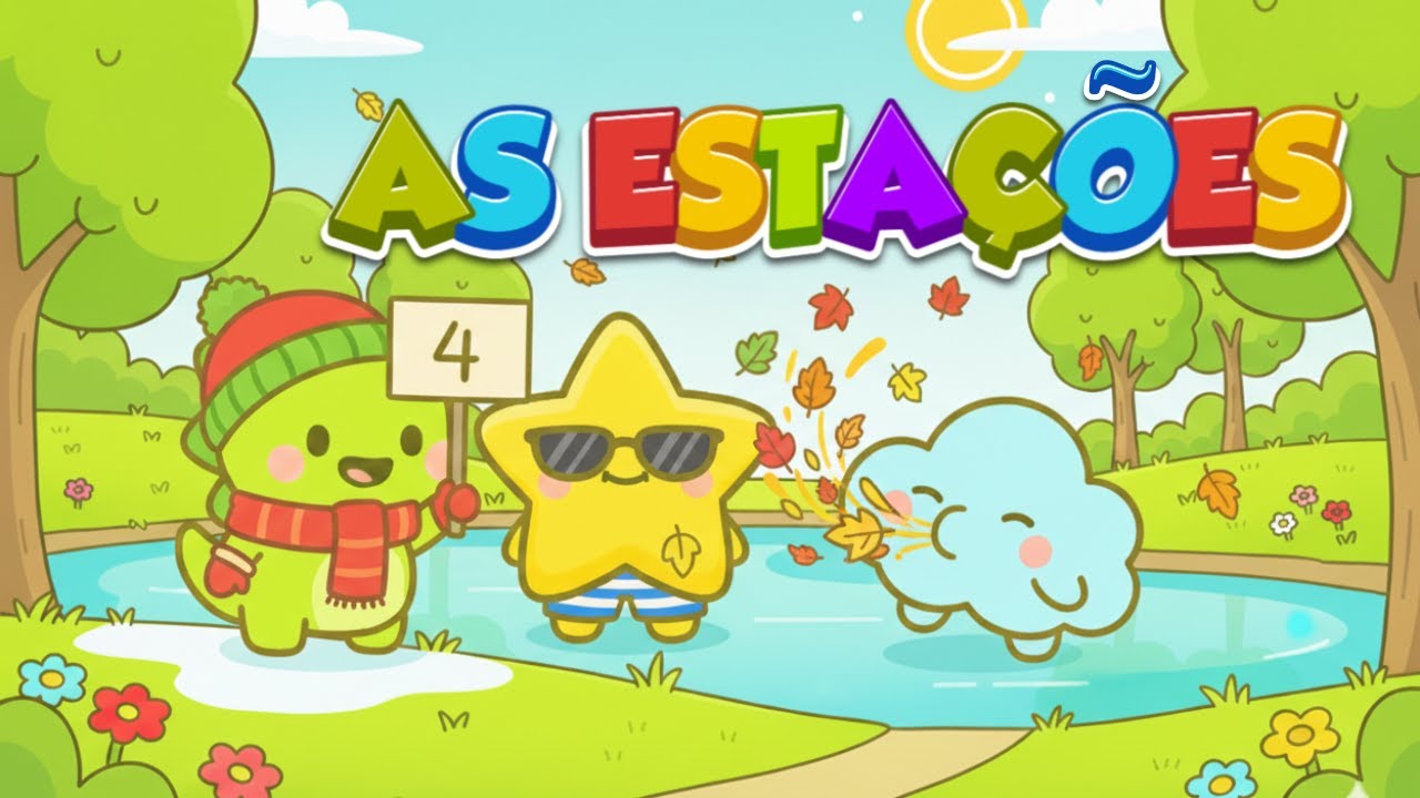 As Estações do Ano 🌸☀️🍂❄️ | Canção Infantil Educativa | EduDino