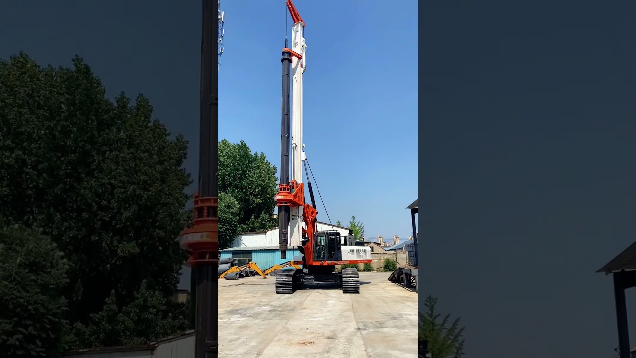 60-80m depth kelly bar rotary drilling rig DR-285 manufacturer WhatsApp:+8615866237600 #drillingrig