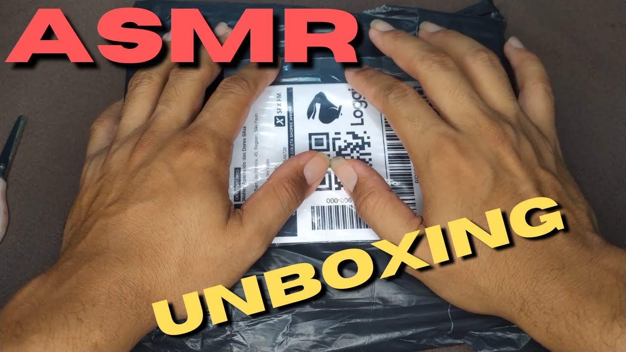 ASMR UNBOXING: COMPRA NA SHOPEE