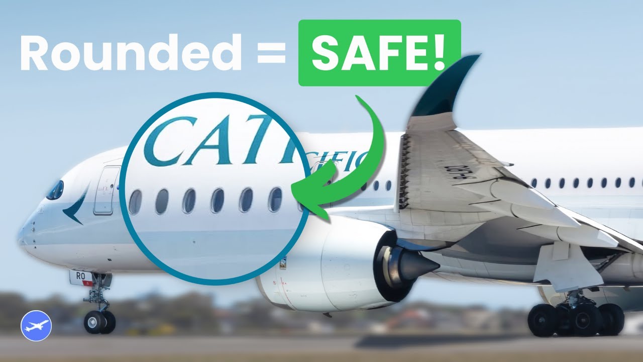 Why Airplane Windows Are Shaped This Way | Engineering Explained