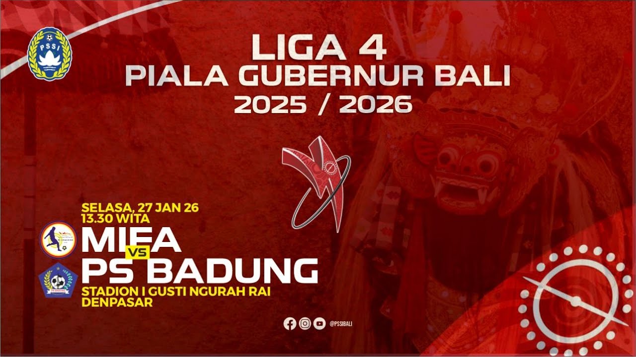 [LIVE] MIFA vs PS BADUNG | LIGA 4 PIALA GUBERNUR BALI 2025-2026 | PSSI PROVINSI BALI