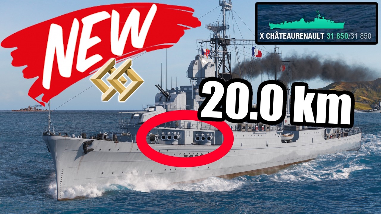 FRONT TORPS - Châteaurenault: Tier X French Premium Destroyer 1942