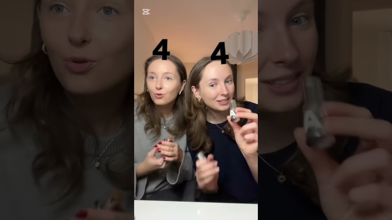 Filter best&auml;mmer v&aring;rat smink! 💄 #twins #challenge
