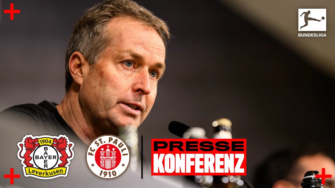 RE-LIVE: PK mit Kasper Hjulmand vor Bayer 04 Leverkusen 🆚 St. Pauli | Bundesliga, 22. Spieltag