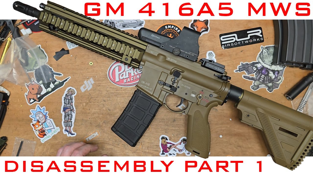 GunsModify HK416A5 MWS Disassembly Part 1