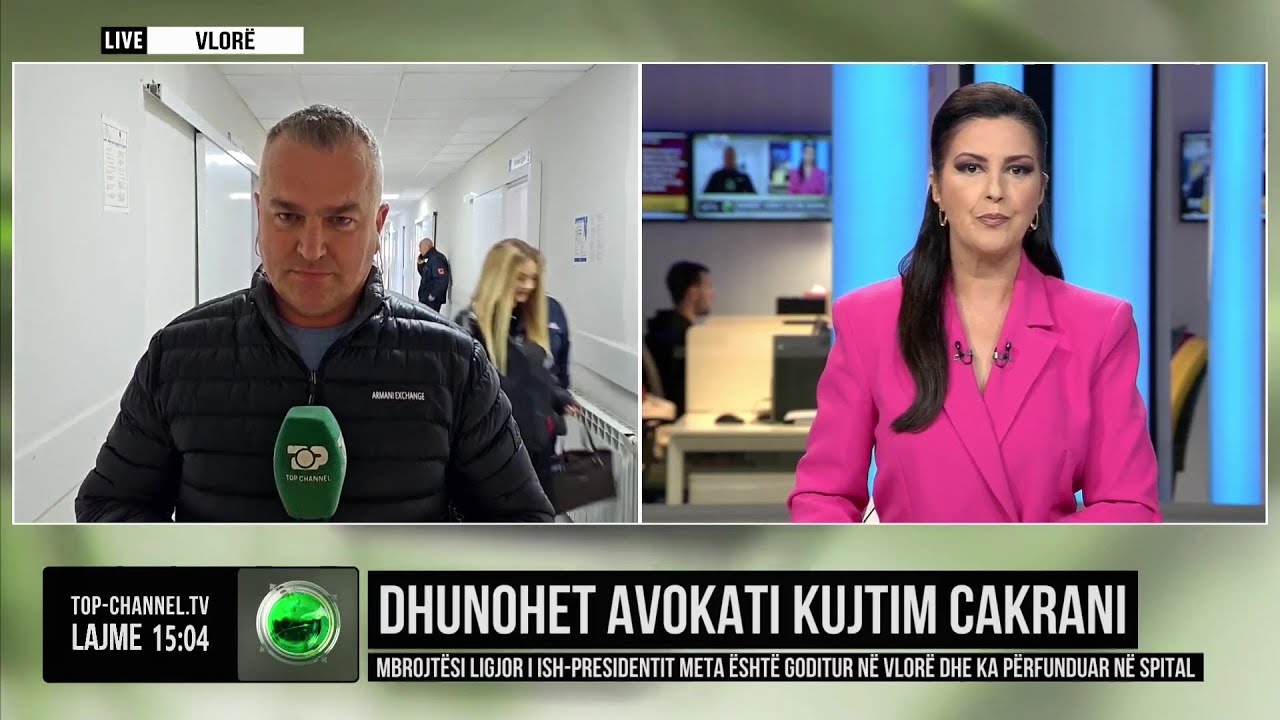 Top Channel/ Dhunohet Kujtim Cakrani/ Mbrojtësi ligjor i ish-presidentit Meta është goditur në Vlorë