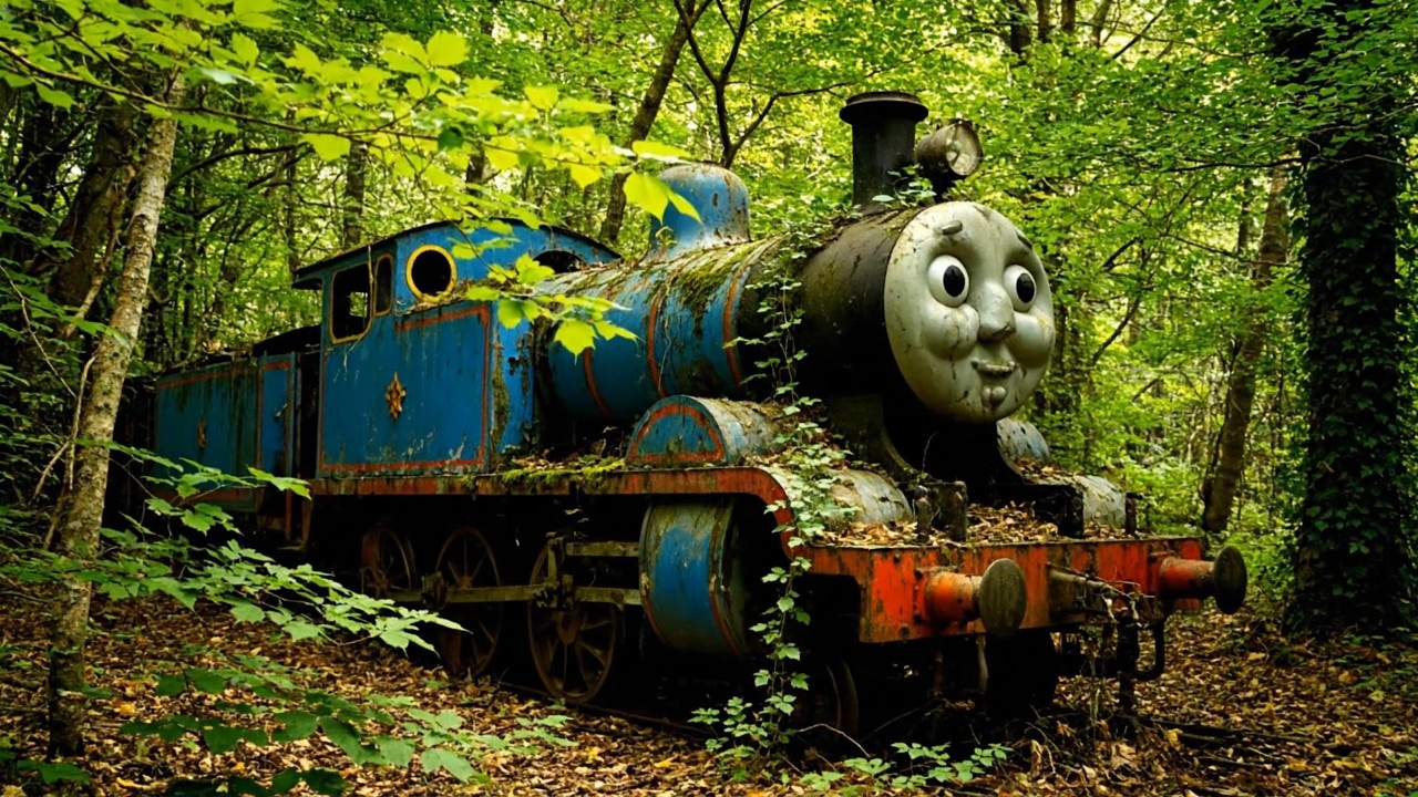 I Found a Rusted Thomas Train in the Jungle… Full Restoration ASMR