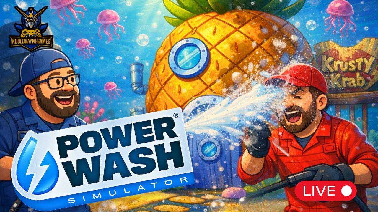 Deep Cleaning Bikini Bottom! | PowerWash Simulator Live