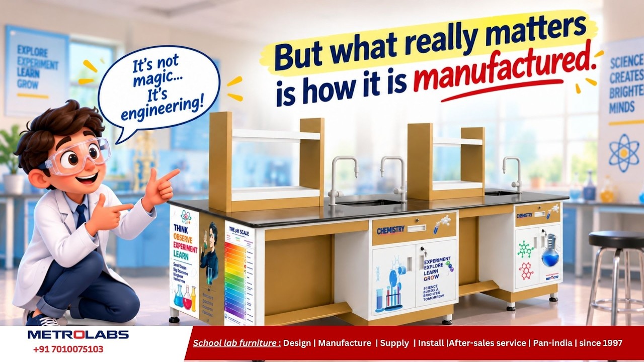 Metrolabs_97: 5 Things to check before selecting school laboratory furniture