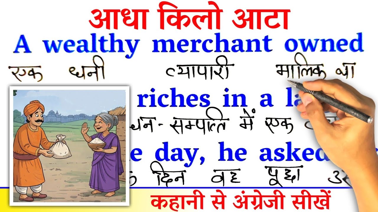 Half KG Of Flour / Zero से इंग्लिश पढ़ना कैसे सीखें / english reading for beginners / Learn English