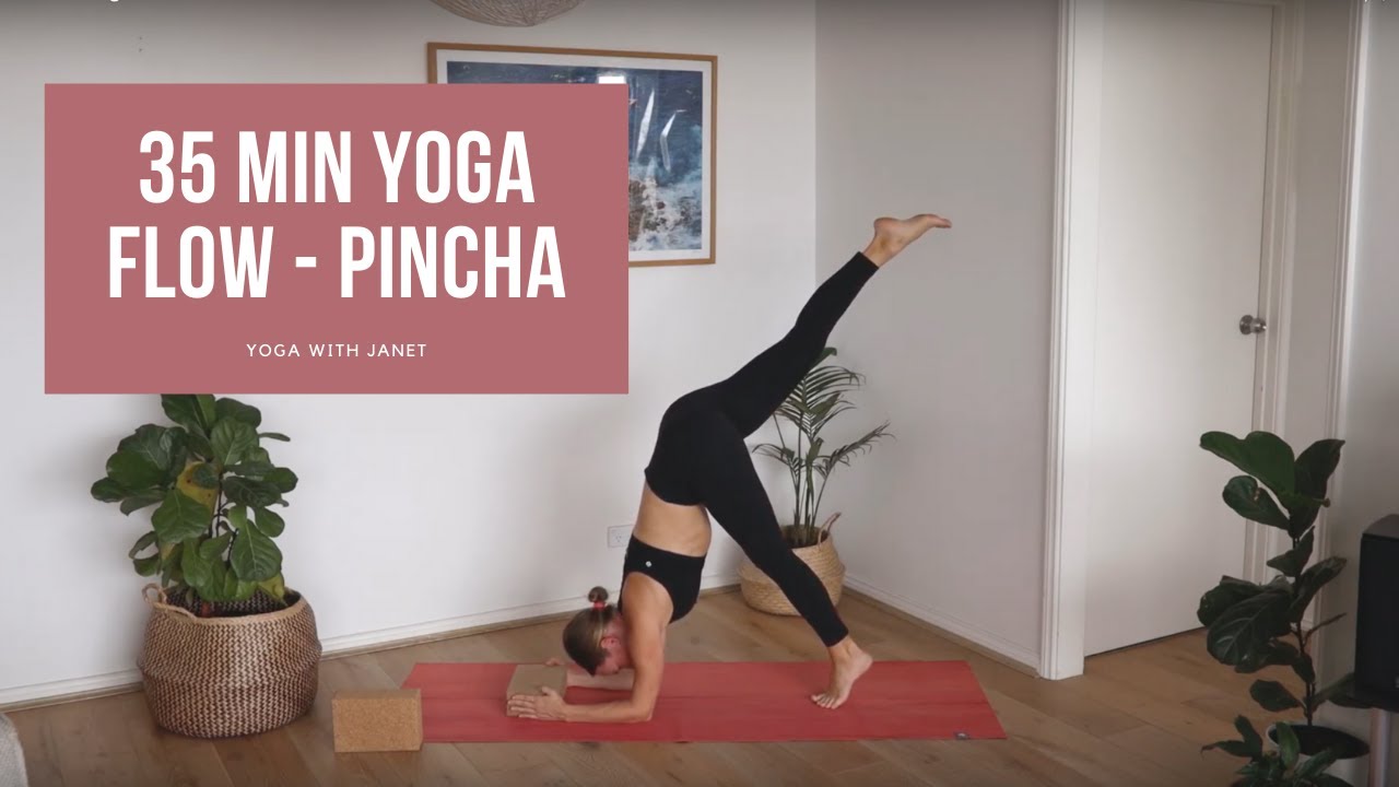 35min Yoga Flow for Pincha or Forearm Stand | Yoga with Janet