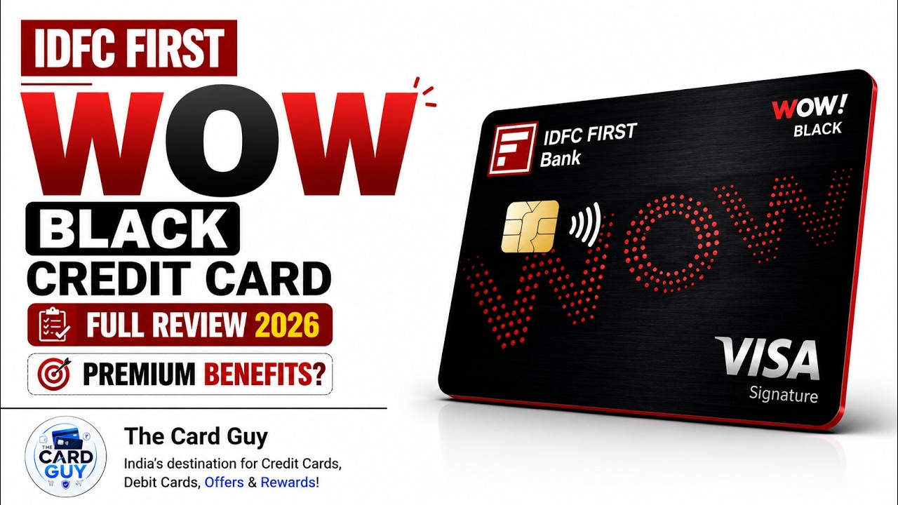 IDFC FIRST WOW! Black Credit Card Review 2026 | India's Premium FD-Backed Credit Card?