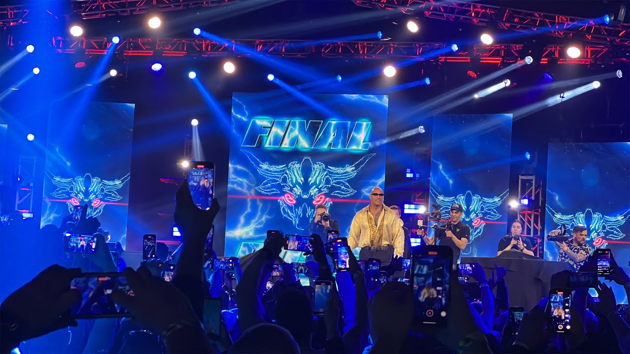 Рок в WWE WORLD &mdash; ПОЛНЫЙ СЕГМЕНТ