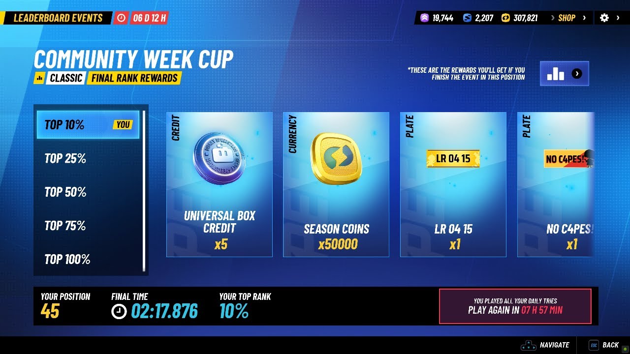 Disney Speedstorm - Top 10% run on Mr. Incredible's Community Week Cup limited-time event