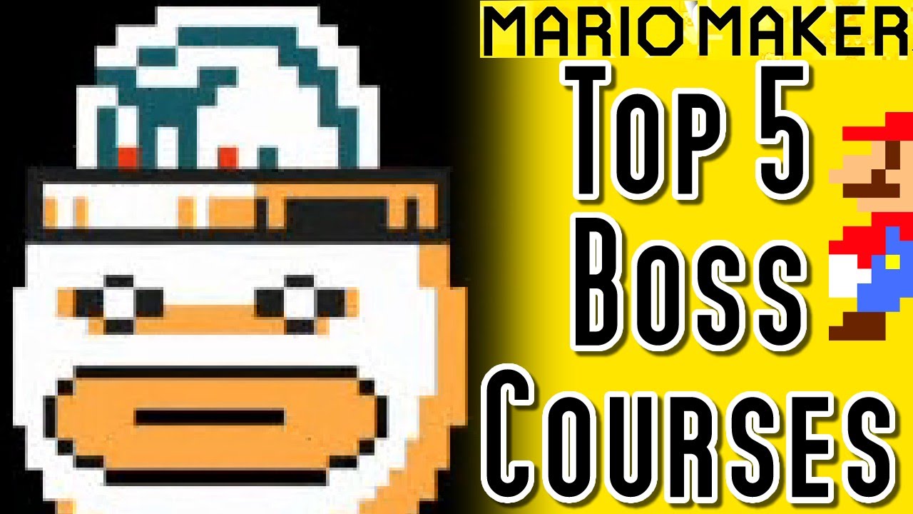 Super Mario Maker Top 5 BOSSES Courses (Wii U)