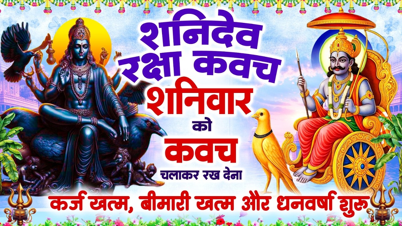 शनिदेव रक्षा कवच - शनिवार को कवच चलाकर रख देना कर्ज खत्म, बीमारी खत्म और धन वर्षा शुरू~Shani Kavach