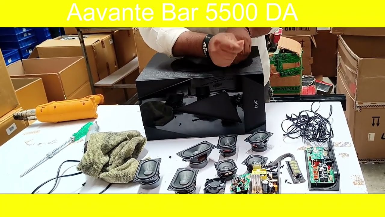 Aavante Bar 5500 DA opening video | Boat 5500 DA dismantle video | 5500DA Repair video