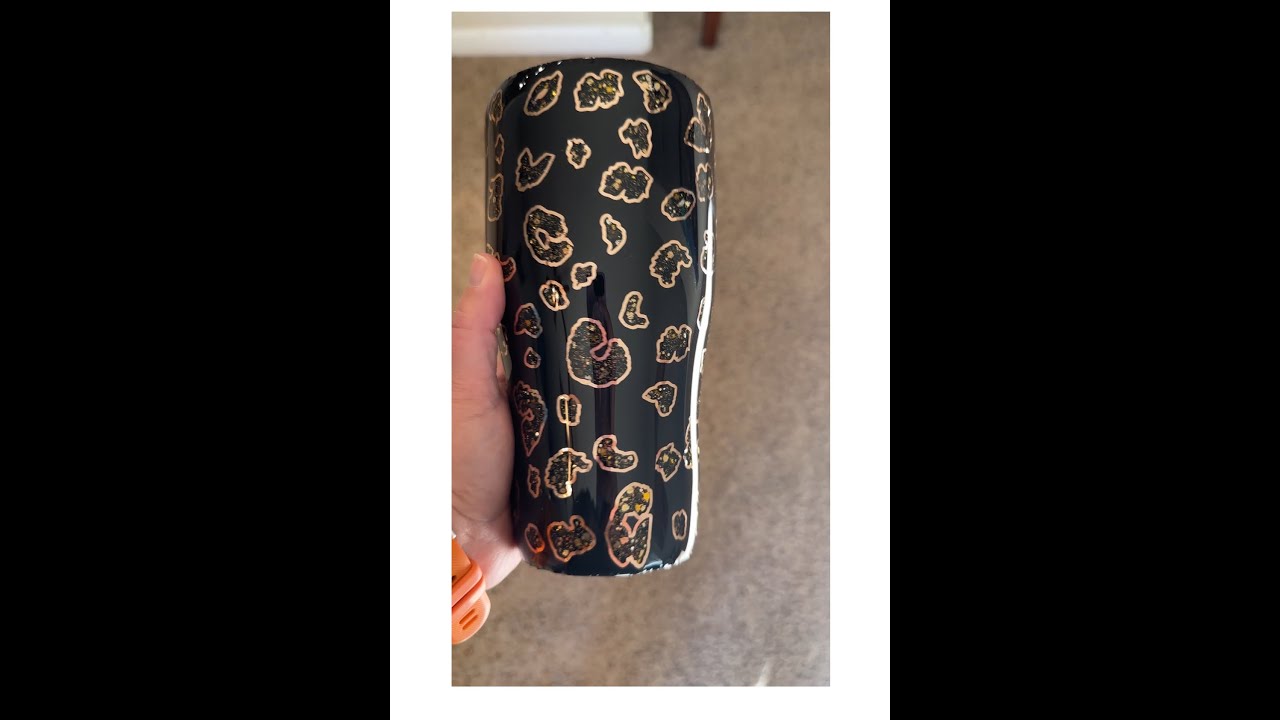 How To Make A Gold and Black Tumbler | The DIY Guide | Ep 352