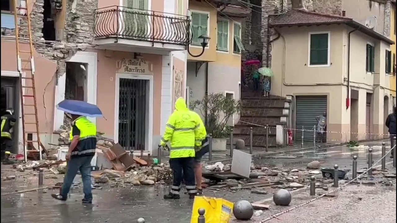 Esplode palazzina a Soldano, persona sotto le macerie