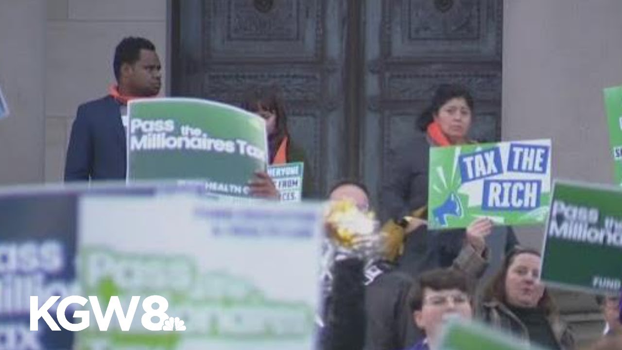 Rally in Washington state pushes for proposed 'Millionaires Tax'