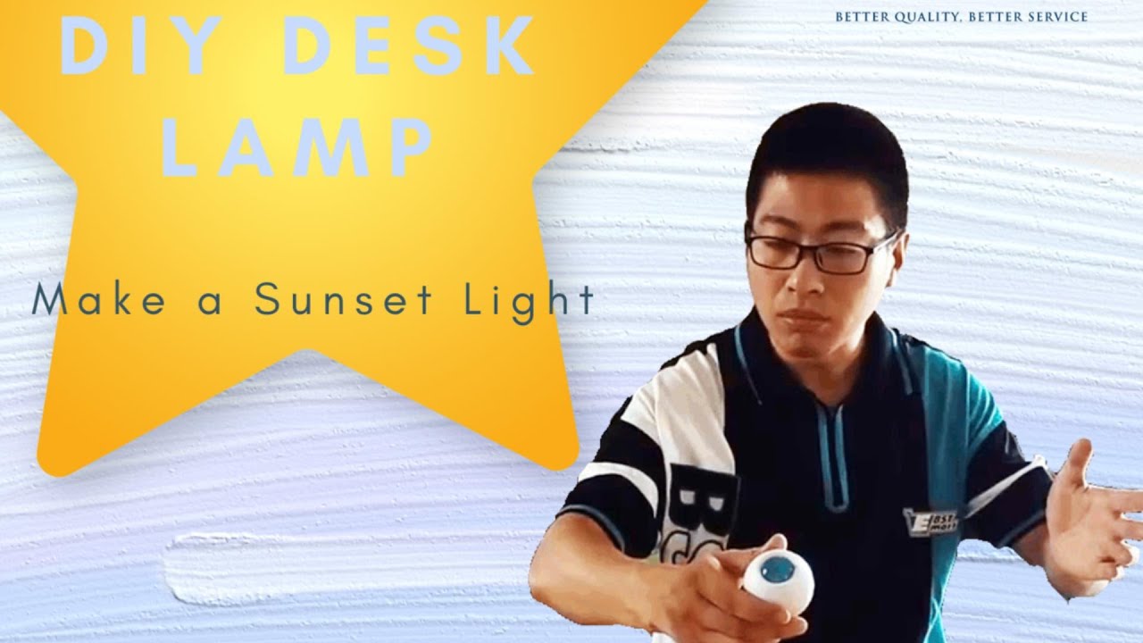 DIY Desk Lamp - How To Make Sunset Lamp From  chinese manufacture