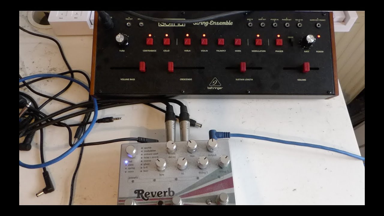 Behringer Solina & Empress Effects Reverb