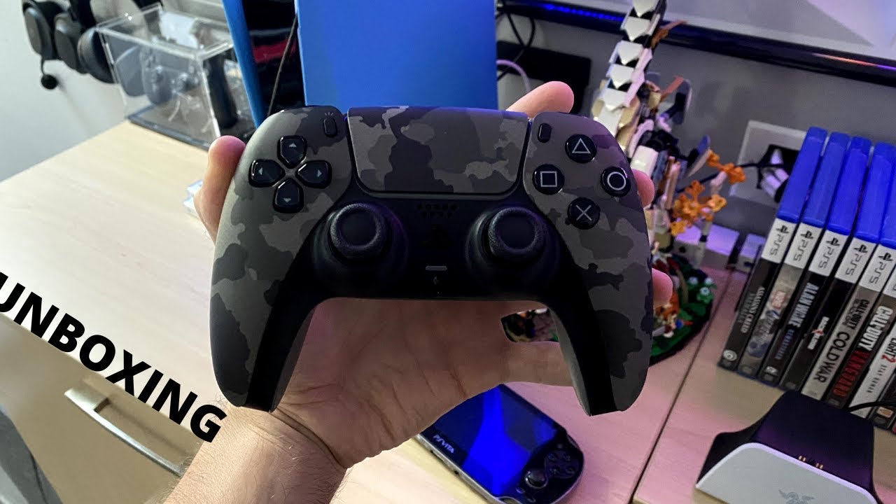 Playstation 5 DUALSENSE Camouflage Wireless CONTROLLER Unboxing (HIDDEN SECRET)