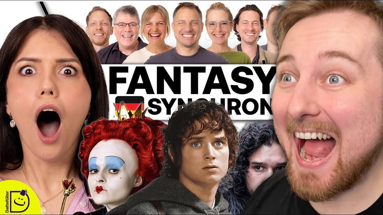 Fantasy Synchronsprecher erraten bei den Datteltätern | Reaction
