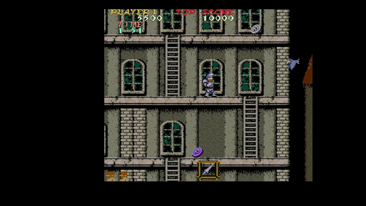 Ghosts'n'Goblins Amiga AGA WIP level 2 playthrough