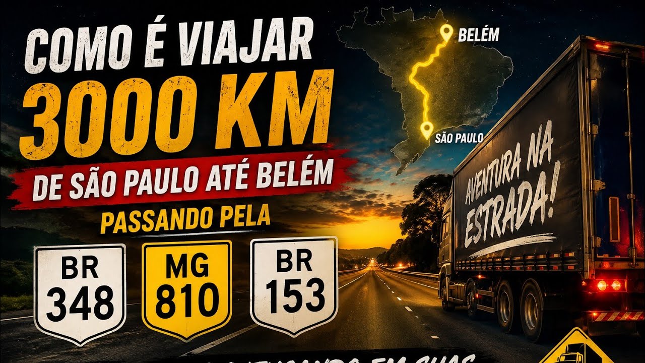 Como é viajar 3 mil km de carro -de são Paulo au norte do Brasil (Belém do Pará)