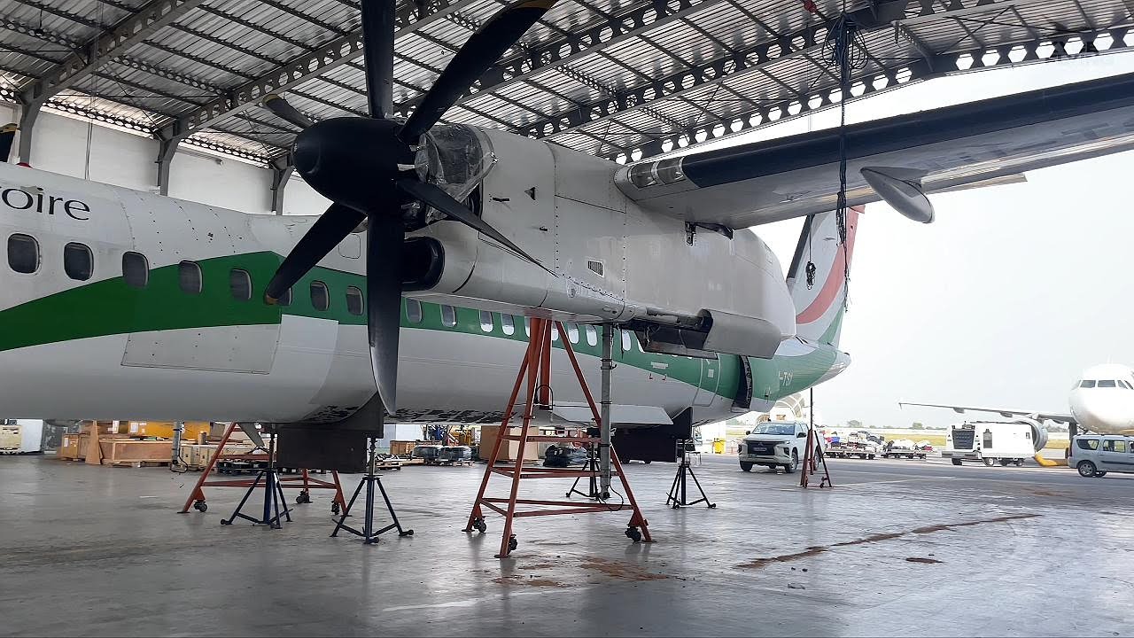 Bombardier DASH8 Q400 d’air Côte d’Ivoire 🇨🇮
