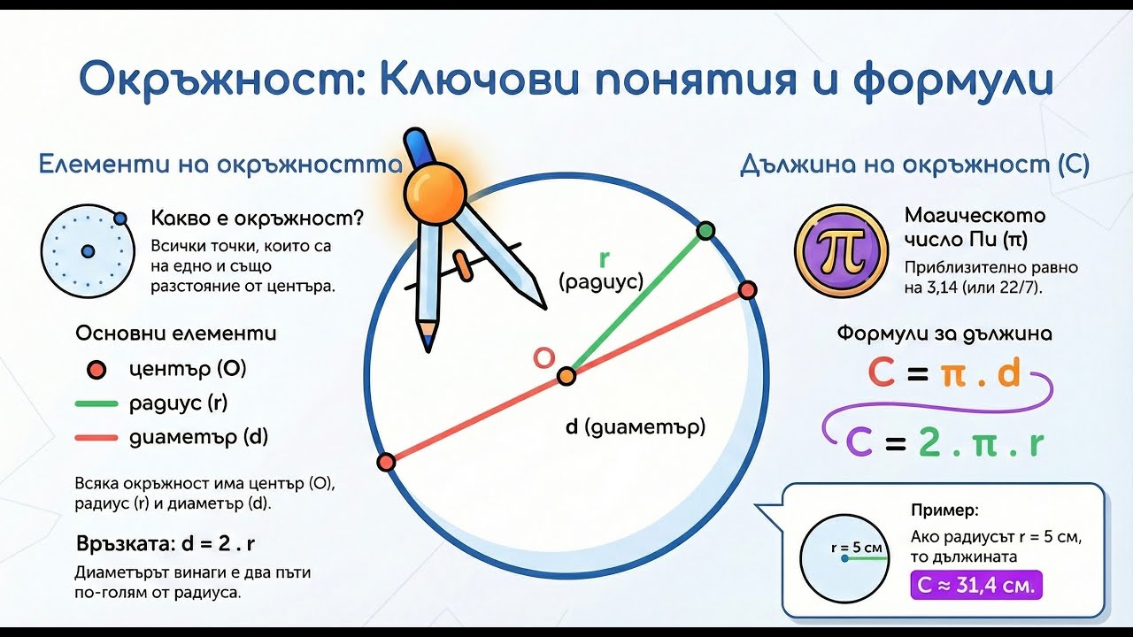 Окръжност и дължина на окръжност