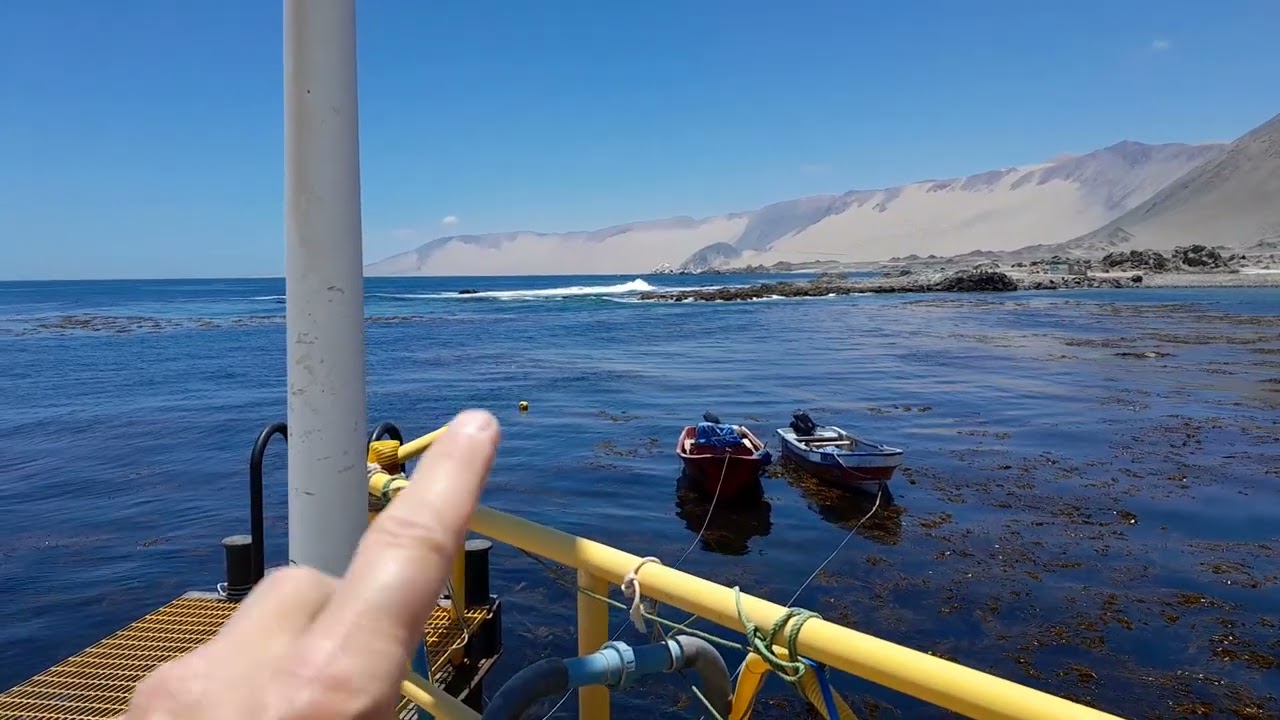 Caleta Río Seco, al sur de Iquique, Chile
